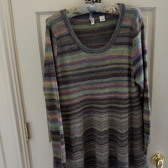 MOTH SCOOP NECK TUNIC TOP IN "NECCO" FLAVORS!-EUC/XL - Picture 4 of 9